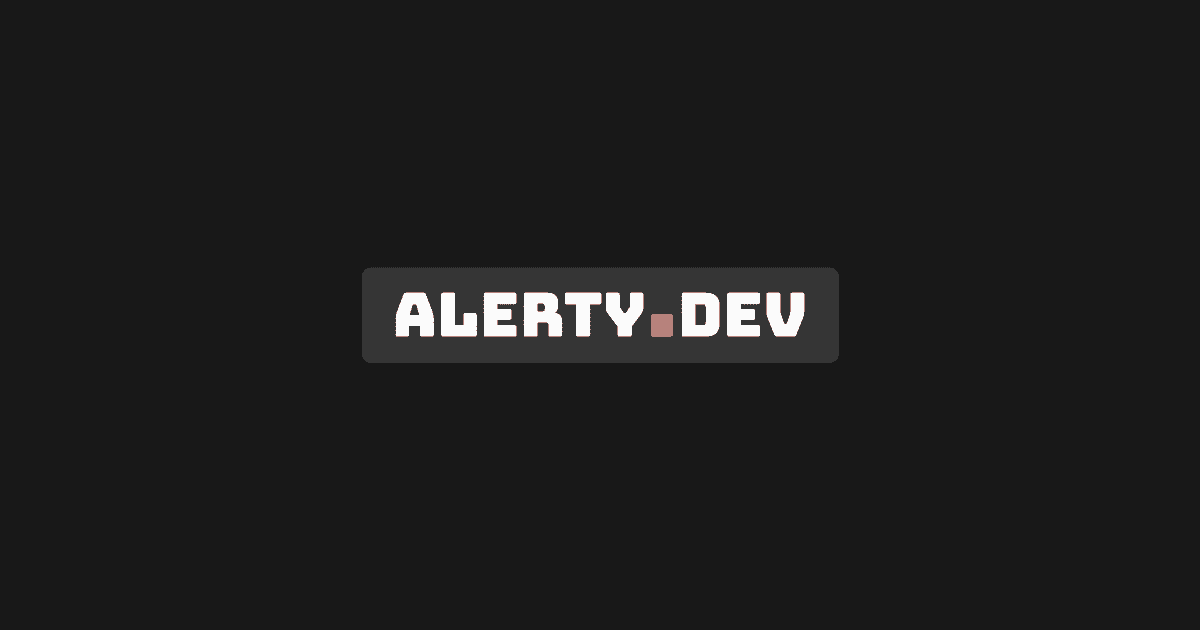 Alerty screenshot